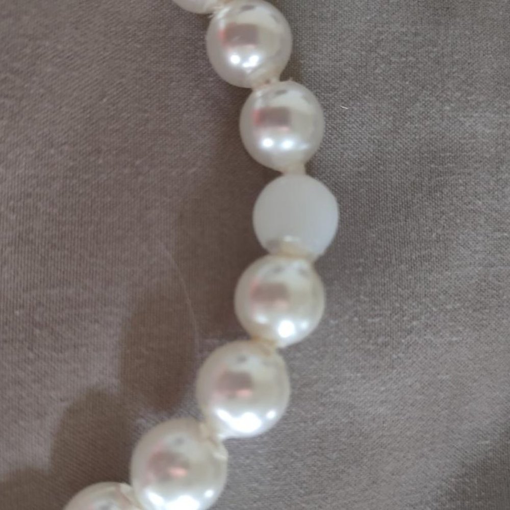 Vintage Mademoiselle Pop-Pearl Pink/Salmon Dickie… - image 4